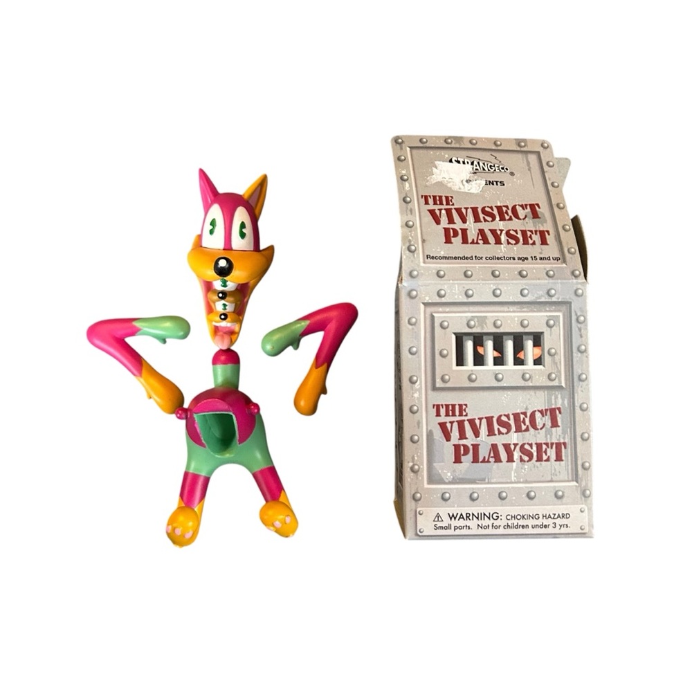 Strangeco Vivisect Playset Vinyl Art Toy Figure The Clean One Anthony Ausgang